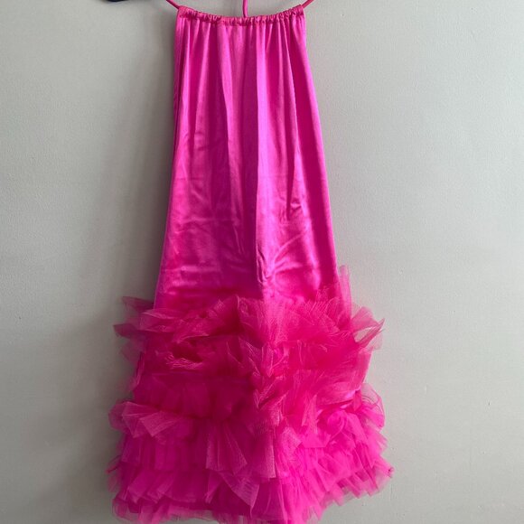 Dresses & Skirts - Hot Pink Party Costume Dress with Tulle/Ribbon extension skirt
